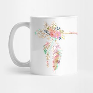 Flowers & Arrow Mug